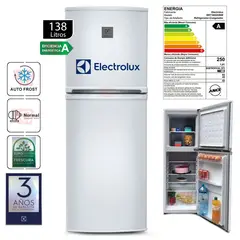 ELECTROLUX - Refrigeradora Electrolux 138L Frost 2 Puertas Blanco ERT18G2HNW