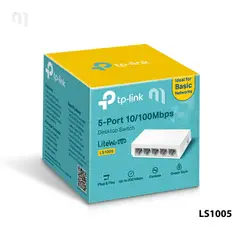 TP LINK - TP-LINK SWITCH 5 PUERTOS F.E / PLÁSTICO / LITEWAVE (LS1005)