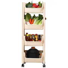 GENERICO - Estante organizador multiuso de cocina dormitorio de 4 niveles
