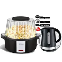 WHITELINE - Combo Máquina para Pop Corn Maker B015 +Hervidor