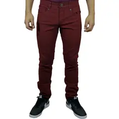 GENERICO - Pantalón Drill Moda Para Hombre - Rojo