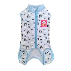 GENERICO - Faja Post Operatoria para Perro - Blue XS 35-40cm