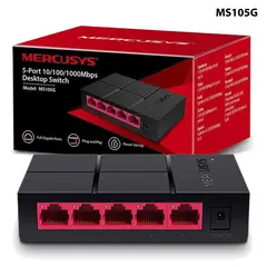 MERCUSYS - SWITCH DE MESA 5 PUERTOS 10/100/1000MBPS (MS105G)