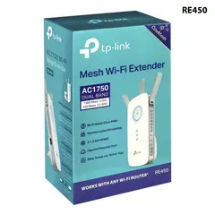 TP LINK - TP-LINK EXTENSOR AC1750, 3 ANTENAS EXT, 1 PUERTO F.E. (RE450)