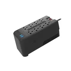 FORZA - Estabilizador de 8 Tomas FVR-1222USB –