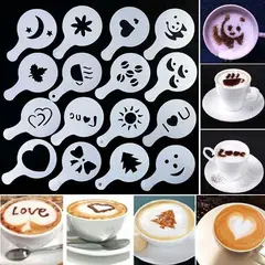 GENERICO - SET PLANTILLAS CAPUCHINO X16 UNID