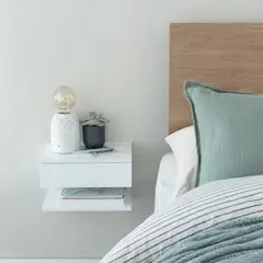 VENTITAS HOME - Velador Flotante Emilie Blanco