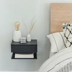 VENTITAS HOME - Velador Flotante Emilie Negro