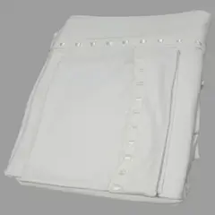 GENERICO - Lindas Sábanas blancas para cuna 130 x 70 cm