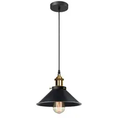 HOME NEAT - Lámpara Colgante Cristal E27 Cromo - Incluye 1 E27