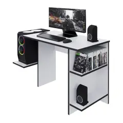 MOVENDA - Escritorio Gamer NR 10 121cm Blanco