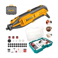 INGCO TOOLS - MNI GRINDER 130W TALADRO MULTIPROPÓSITO y SET 73PC INGCO