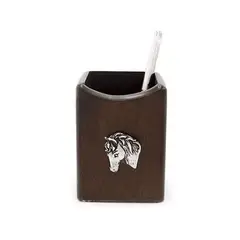 ARGENTARIA - Porta Lapicero Caballo - Plaqué y Madera