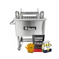 GENERICO - Caja China Mini Full Acero Grill Shop