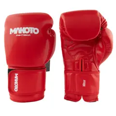 MAKOTO - GUANTES DE BOXEO BASIC ROJO 12OZ