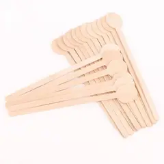 GENERICO - Palito Removedor Agitador de Bebidas Punta Redonda 18 cm Por 100 unds.