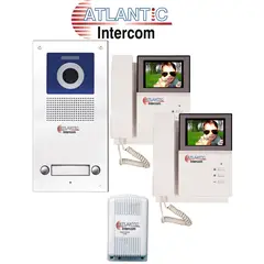 ATLANTIC - Kit de Video Portero para 2 Departamentos