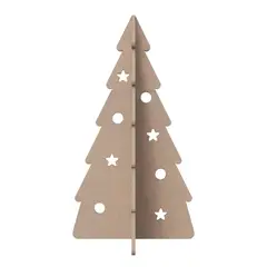 MOVENDA - Arbol de Navidad Ciano 120cm Movenda MDF