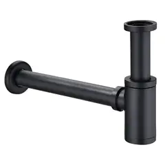 GREEN HOUSE - TRAMPA BOTELLA SIFON COLOR NEGRO ACERO