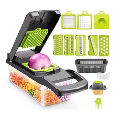 GENERICO - Multipicador Pica Todo Rayador de Verduras Con recipiente