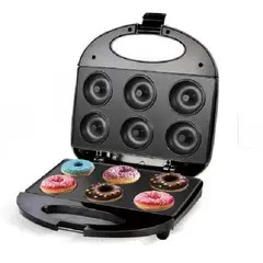 GENERICO - Máquina de Donas Mini Donuts Antiadherente 06 unidades 850w RAF Original