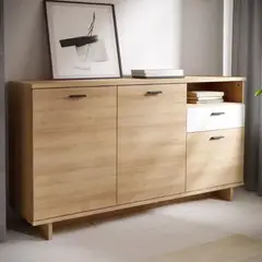 VENTITAS HOME - Aparador Nórdico Vania Duna y Blanco