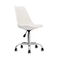 MOBELART - Silla de Oficina Operativa Ema giratoria Blanco möbelArt