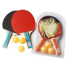 XTREME SPORT - Tenis de mesa y Juego de 2 Raquetas + 3 pelotas de Ping Pong
