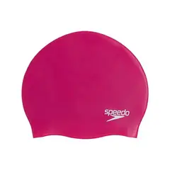 SPEEDO - Gorro para Natación Plain Moulded Fucsia