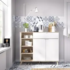 VENTITAS HOME - Recibidor Vintage Jade Duna y Blanco