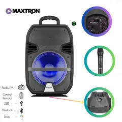 MAXTRON - Parlante Bluetooth Libidum MX321VB Con Microfono Inalambrico