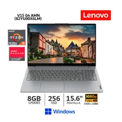 LENOVO - Laptop Lenovo V15 G4 AMN AMD Ryzen 5 7520U 8Gb Ram/ 256Gb SSD 15.6"FHD TN-82YU00X6LM + Mochila Teros