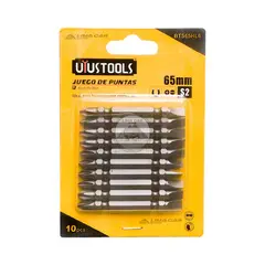 UYUSTOOLS - Juego 10 Puntas imantadas PH2 SL6 65 mm Taladro Atornillador