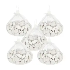 HYGGE - Piedras Blancas Decorativas Grava Natural