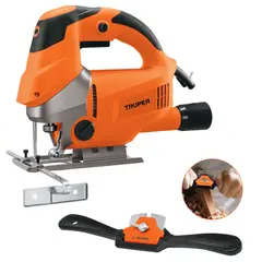 TRUPER - COMBO SIERRA CALADORA 750W CUCHILLA DE VUELTA CEPILLO CARPINTERO