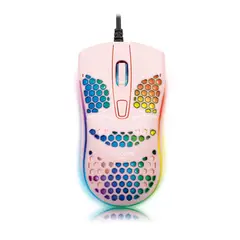 ENKORE - Mouse USB LED 1600 DPI - Enkore GEOX Rosado