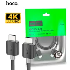 HOCO - Cable HDMI a HDMI 4K HD 18 Gbps US08 - 3 METROS