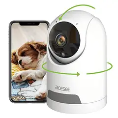 GENERICO - CÁMARA INALÁMBRICA WIFI FULL HD 360° AUDIO BIDIRECCIONAL IPC-S042