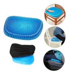 SEISA - COJIN DE GEL ORTOPEDICO PARA AUTO SILLA OFICINA CASA ASIENTO PORTATIL