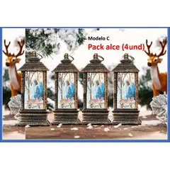 GENERICO - Linternas decorativas 4und Alce