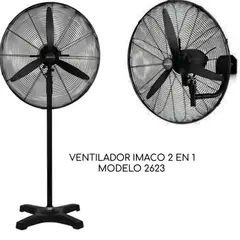 Imaco - Ventilador de pared Imaco 26" FS2623 2 en 1 Pared y Pedestal