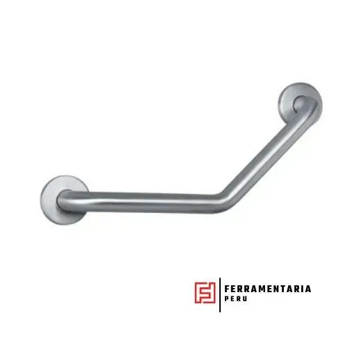 BARRA DE SEGURIDAD ACERO INOX en L 46 cm x 25 mm