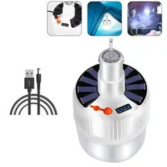GENERICO - Foco Lámpara Led Solar Portátil Recargable USB