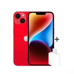 APPLE - Apple iPhone 14 Plus 256GB ROJO + Cargador 20W