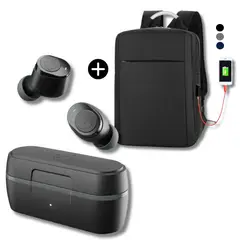 SKULL CANDY - Audifono Bluetooth Skullcandy Jib True Wireless 2 Negro + Mochila