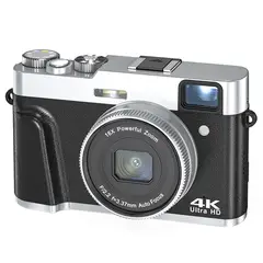 RENVMEXY - Cámaras digitales 4K 48MP DC202L 64GB Negro