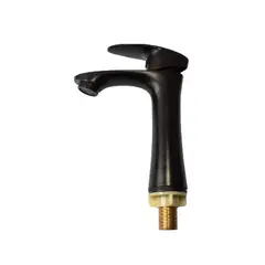 GENERICO - Caño 20 cm Ovalado Negro