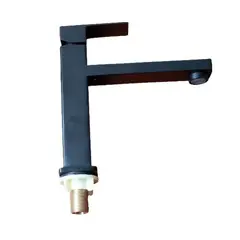 IMPORTADO MC - Caño 20 cm Cuadrado Negro