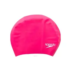 SPEEDO - Gorro para Natación Long Hair Pink