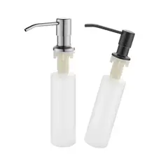 42AROZINA - Dispensador Jabón Lavaplato Llave Fregadero Acero Inox 500ml